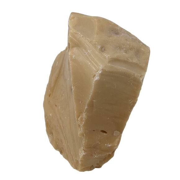 Carmel Chocolate Swirl Art Glass Cullet Layered Slag Glass #5XL159 - Picture 3 of 6